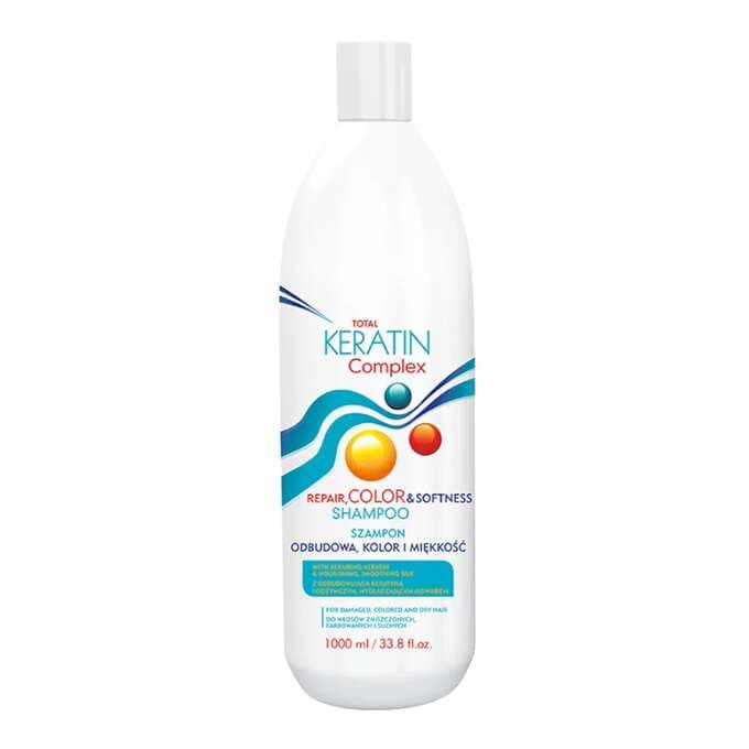 Total Keratin Complex, szampon odbudowujący i chroniący kolor
