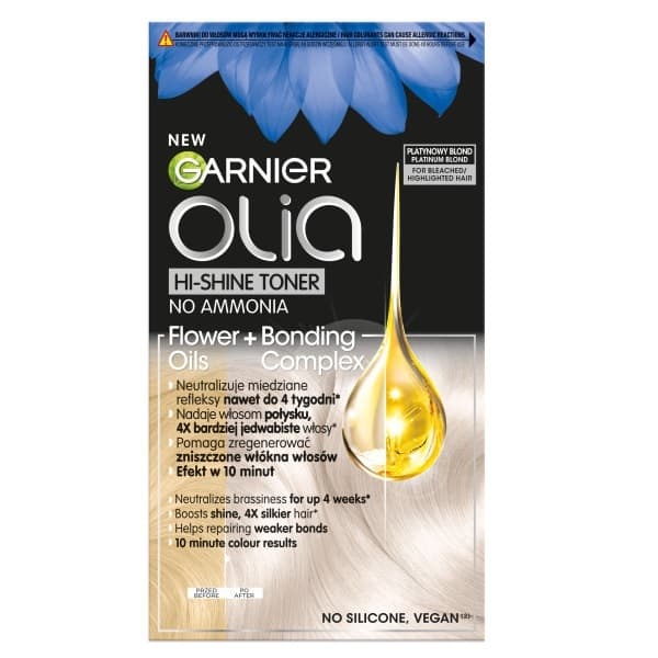 Olia Hi-Shine Toner koloryzacja tonująca 10.01 Platynowy Blond