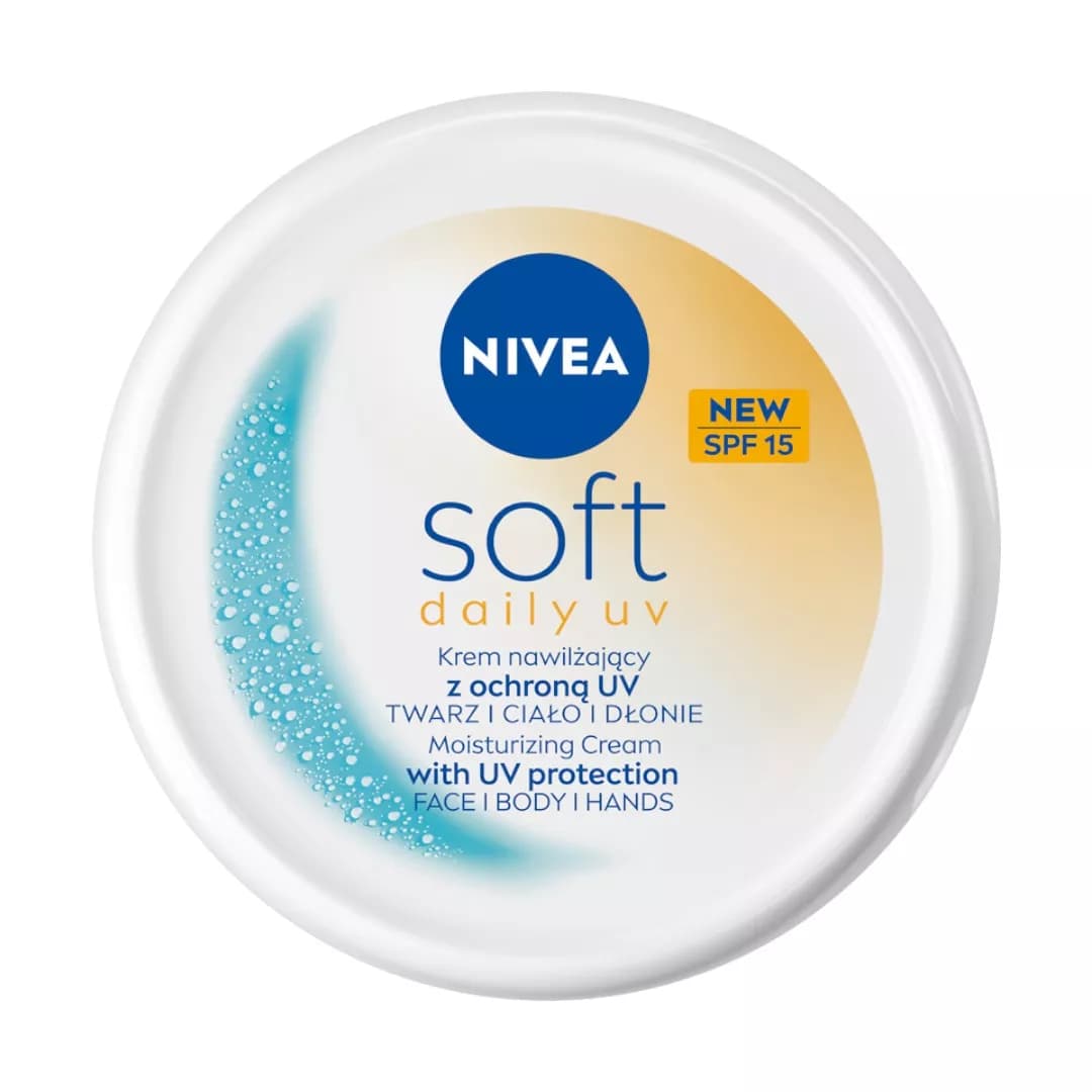 Soft - Daily UV Moisturizing Cream - Krem nawilżający do twarzy, ciała i dłoni - SPF15 -