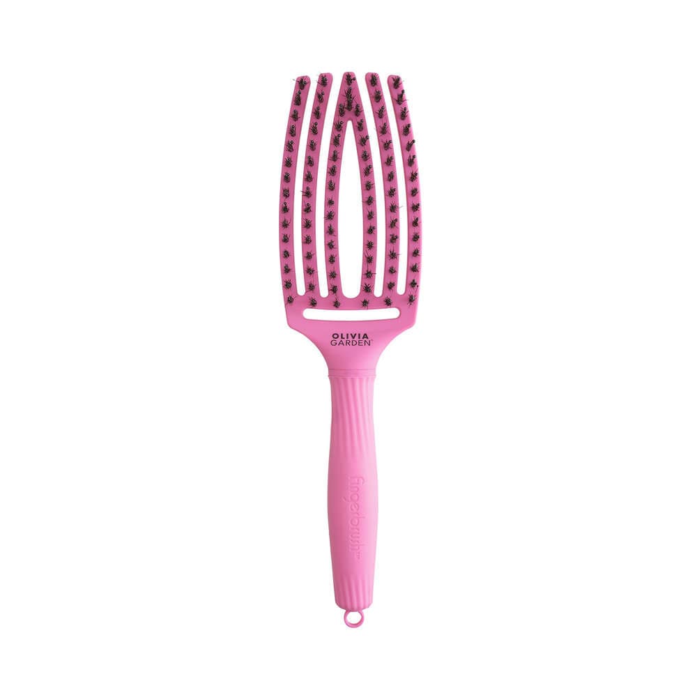 FingerBrush Combo Medium Bubble Pink Szczotka do rozczesywania włosów