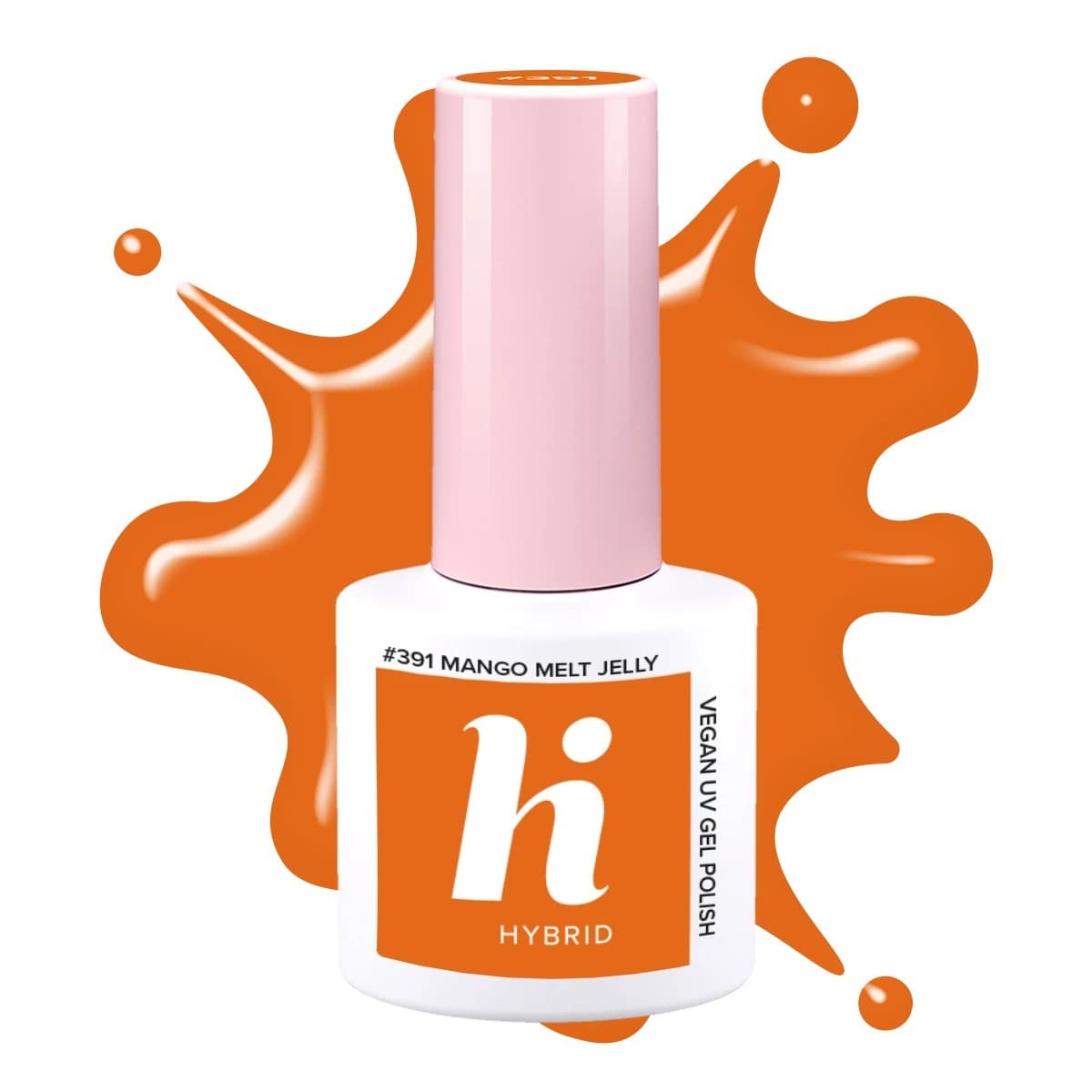 hybrid, lakier hybrydowy, #391 Mango Melt Jelly