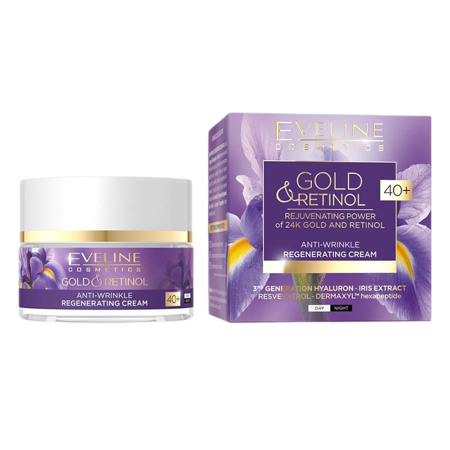 Eveline Gold&Retinol Przeciwzmarszczkowy krem ujędrniający Dzień/Noc 40+