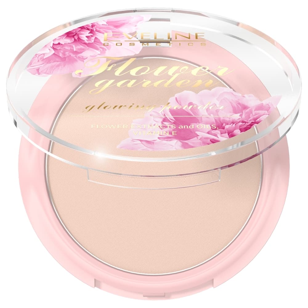Flower Garden - Glowing Powder - Prasowany puder rozświetlający -