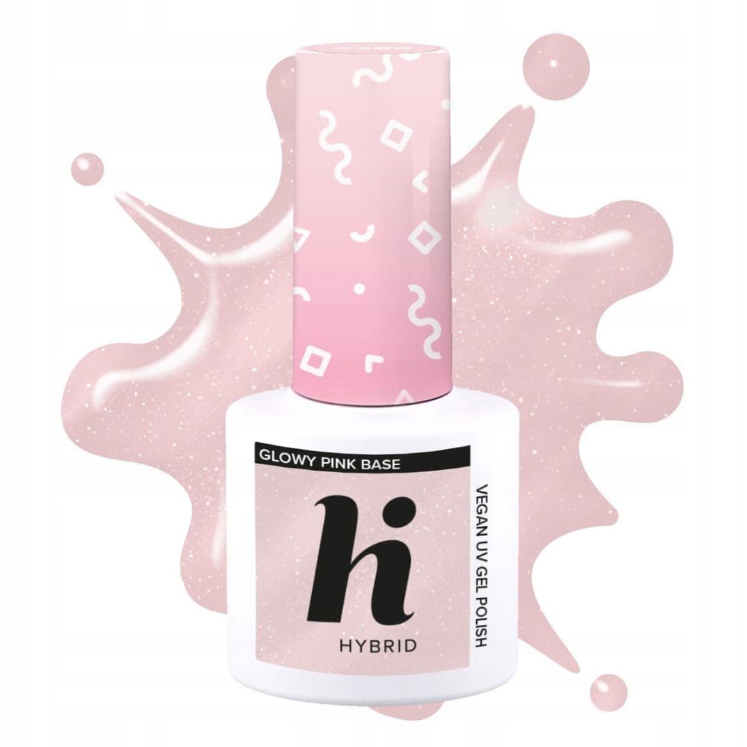 Glow Pink Base, baza do lakieru hybrydowego