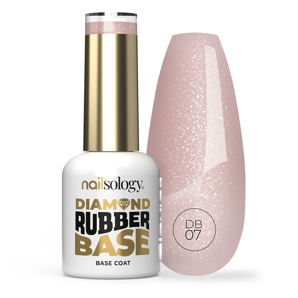 Nailsology Diamond Rubber Base baza hybrydowa DB07 Lady Elegance