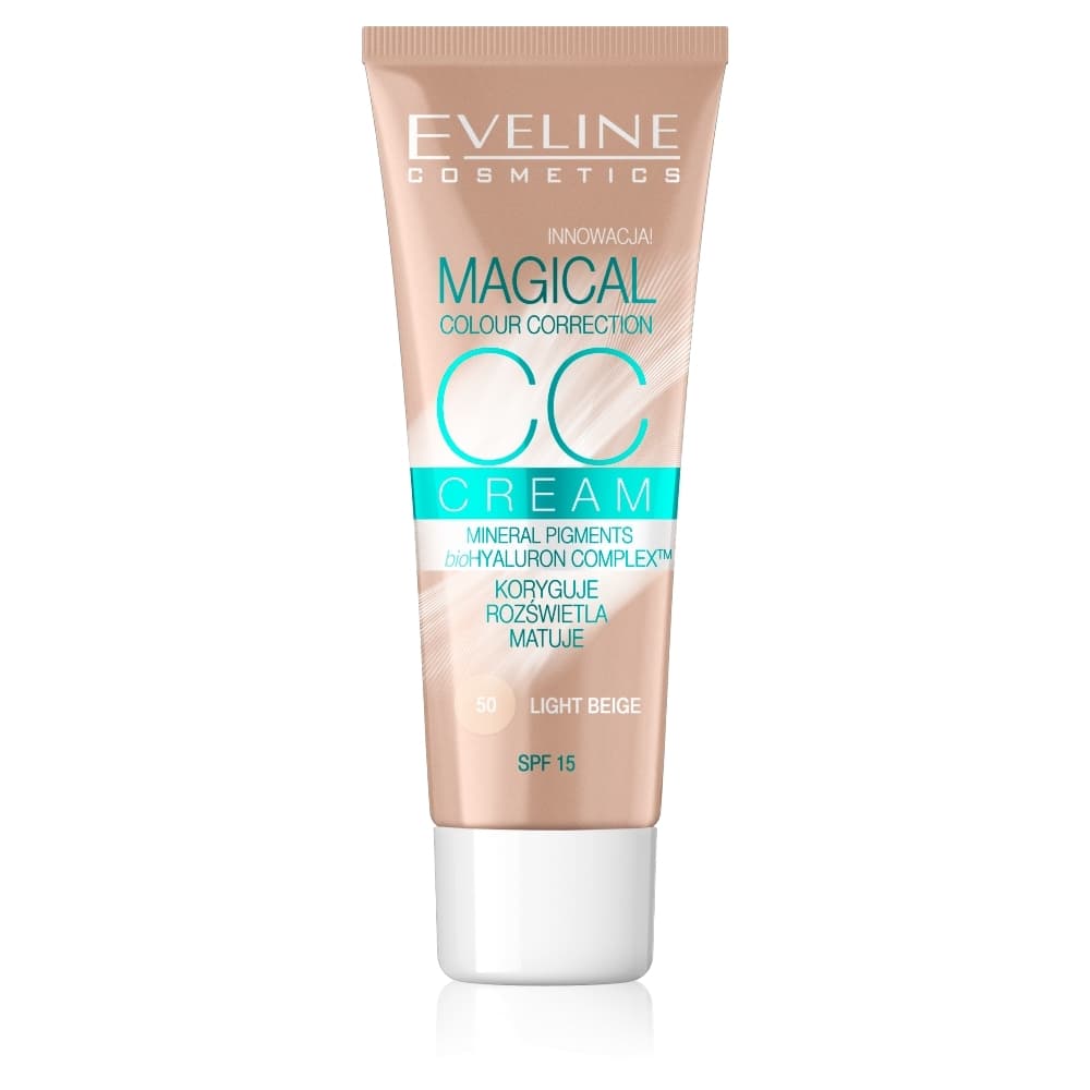 Eveline Krem CC Mineral Pigments SPF 15 50 Light Beige