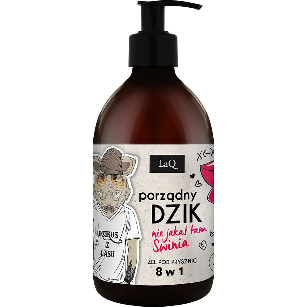 Dzikus - Naturalny żel pod prysznic dla mężczyzn - Edycja Walentynkowa -