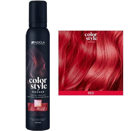 Profession Color Style Mousse, pianka koloryzująca, czerwony