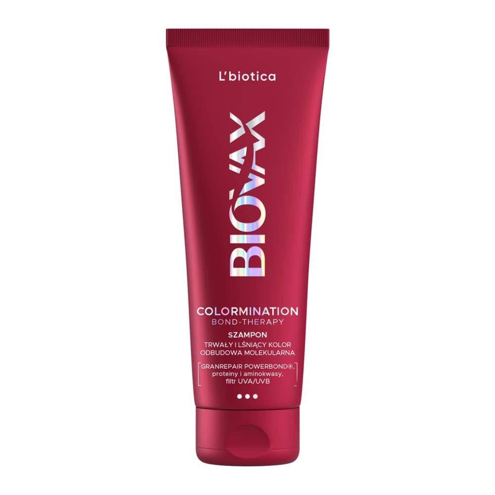 L'biotica Biovax Colormination Bond-Therapy Szampon do włosów