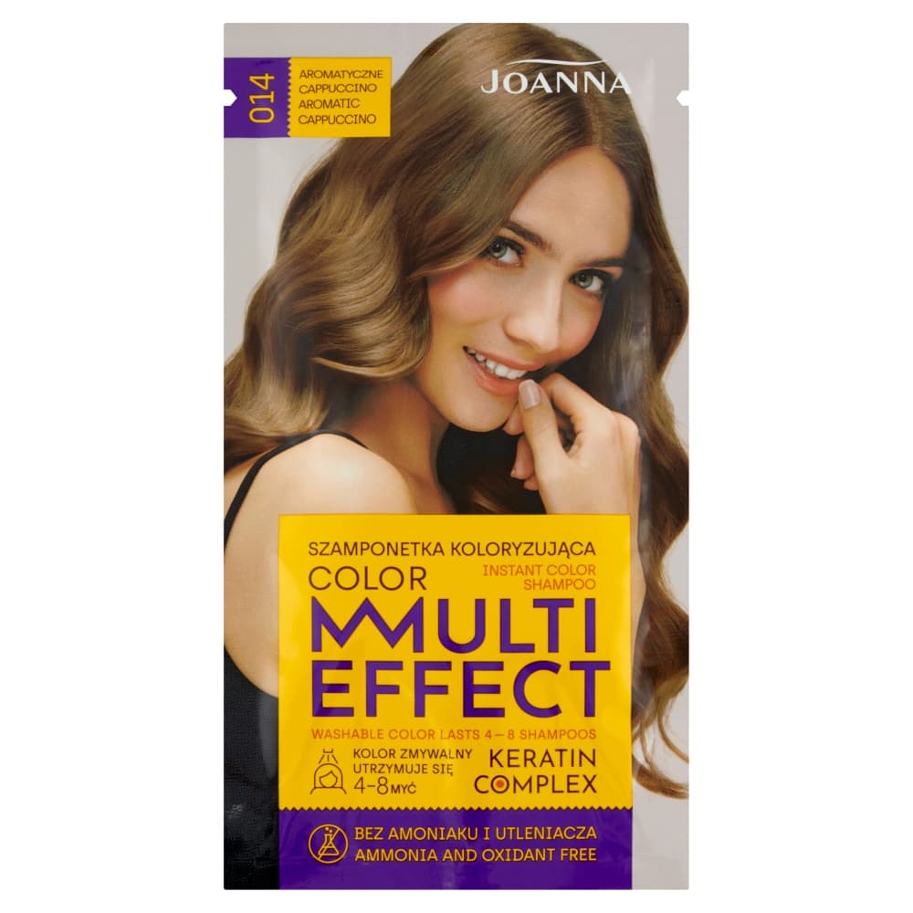 Color Multi Effect - Instant Color Shampoo - Szamponetka koloryzująca - 014 Aromatyczne Cappuccino