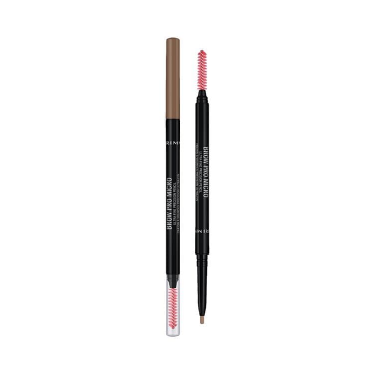 RIMMEL - BROW PRO MICRO PENCIL - Automatyczna kredka do brwi ze szczoteczką - 001 - BLONDE