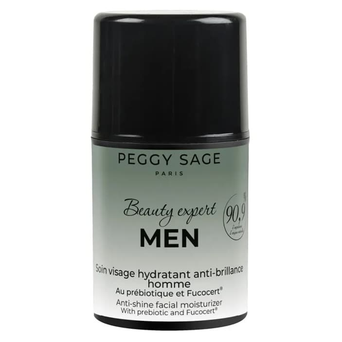 Beauty Expert Men, nawilżający lotion do twarzy przeciw błyszczeniu dla mężczyzn z prebiotykami i Fucocert?