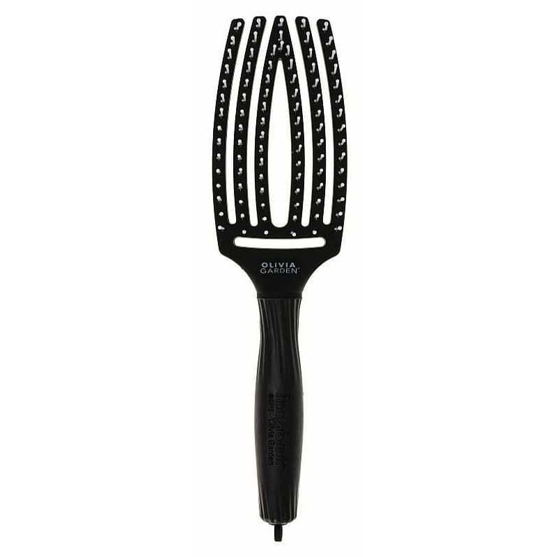 FingerBrush Ionic - Szczotka do rozczesywania włosów - Medium Black