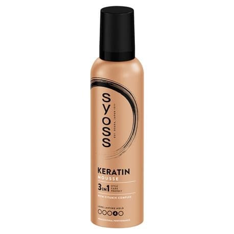 Keratin Mousse pianka do włosów Extra Strong
