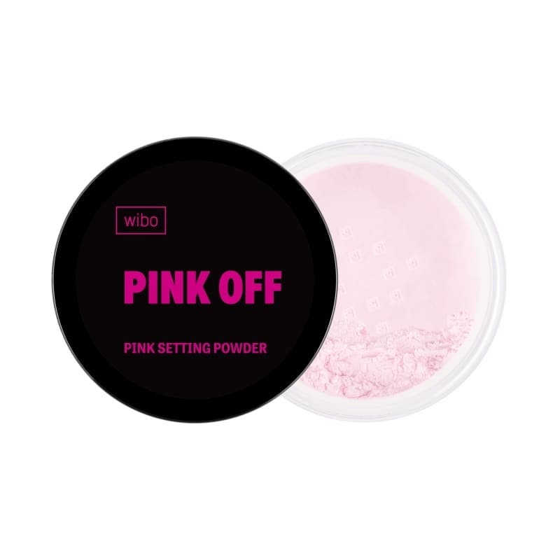 Pink Off Setting Powder różowy puder utrwalający makijaż