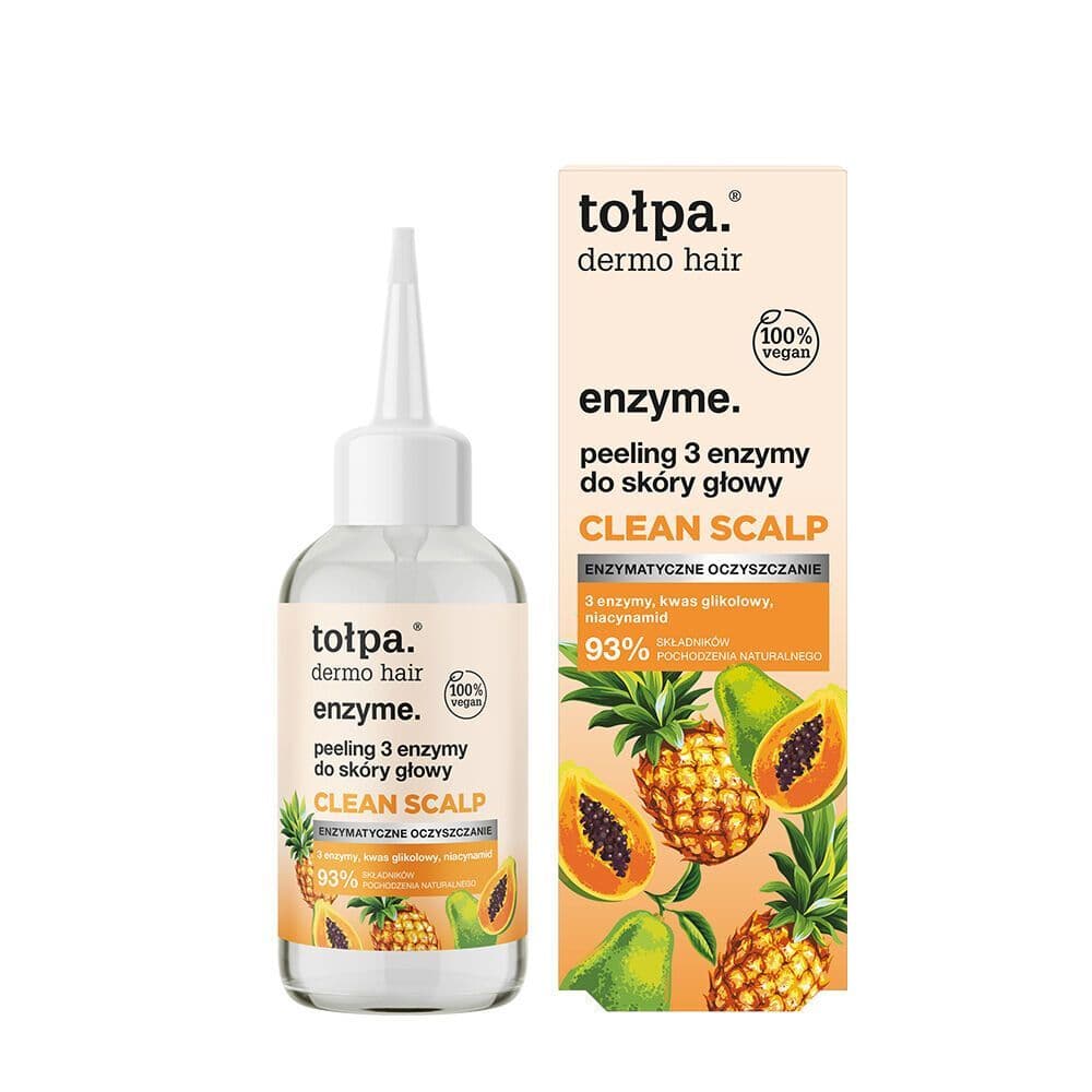 Dermo Hair Enzyme, peeling 3 enzymy do skóry głowy clean scalp