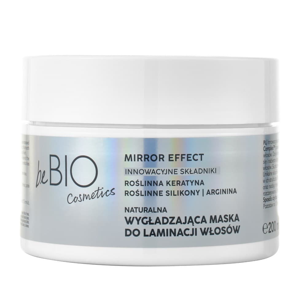 Naturalna, wygładzająca maska do laminacji włosów - Mirror Effect -