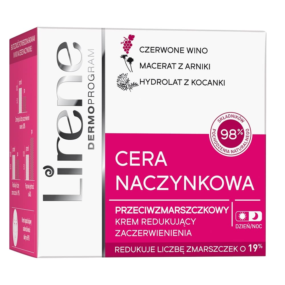 Cera Naczynkowa przeciwzmarszczkowy krem redukujący zaczerwienienia na dzień i na noc