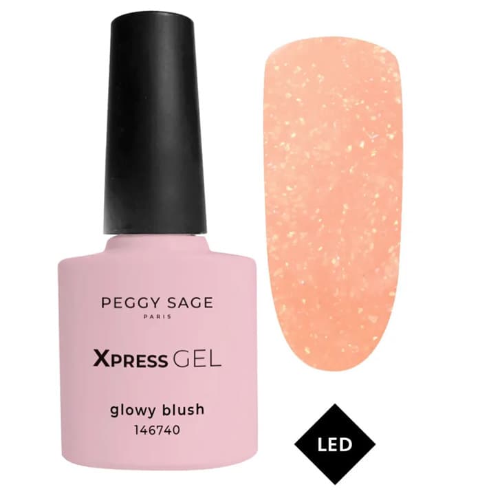 Xpress Gel, żel, top i baza 3w1 do paznokci, Glowy Blush