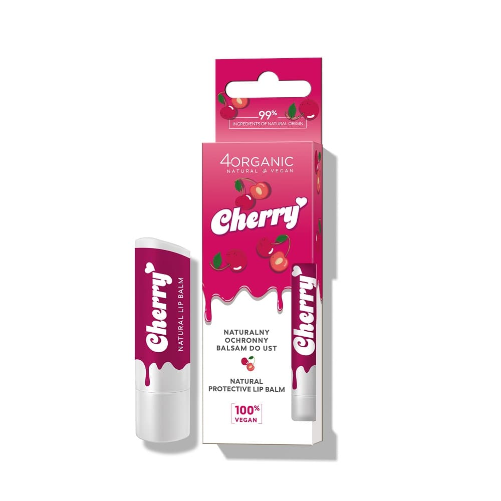 naturalny ochronny balsam do ust, Cherry