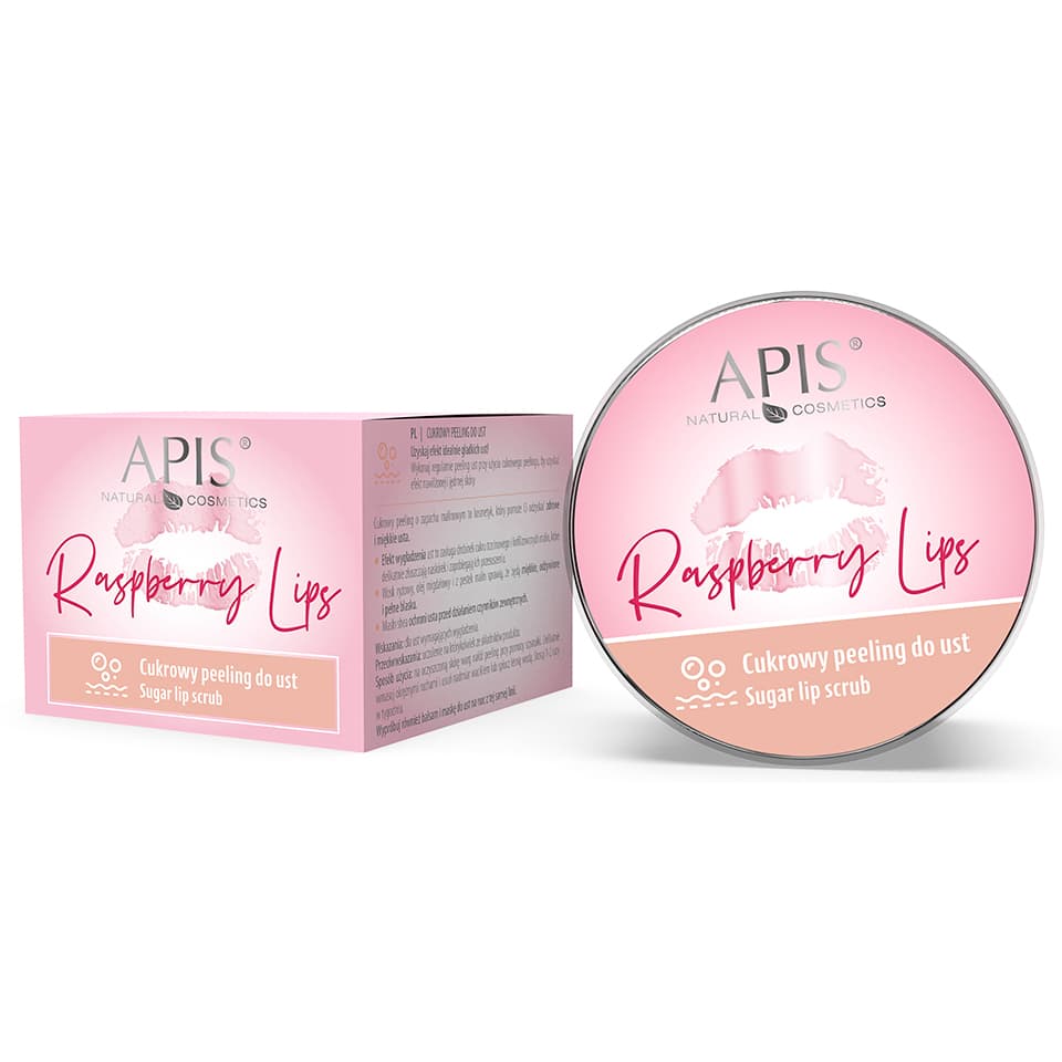 Apis Raspberry Lips Peeling Cukrowy do ust