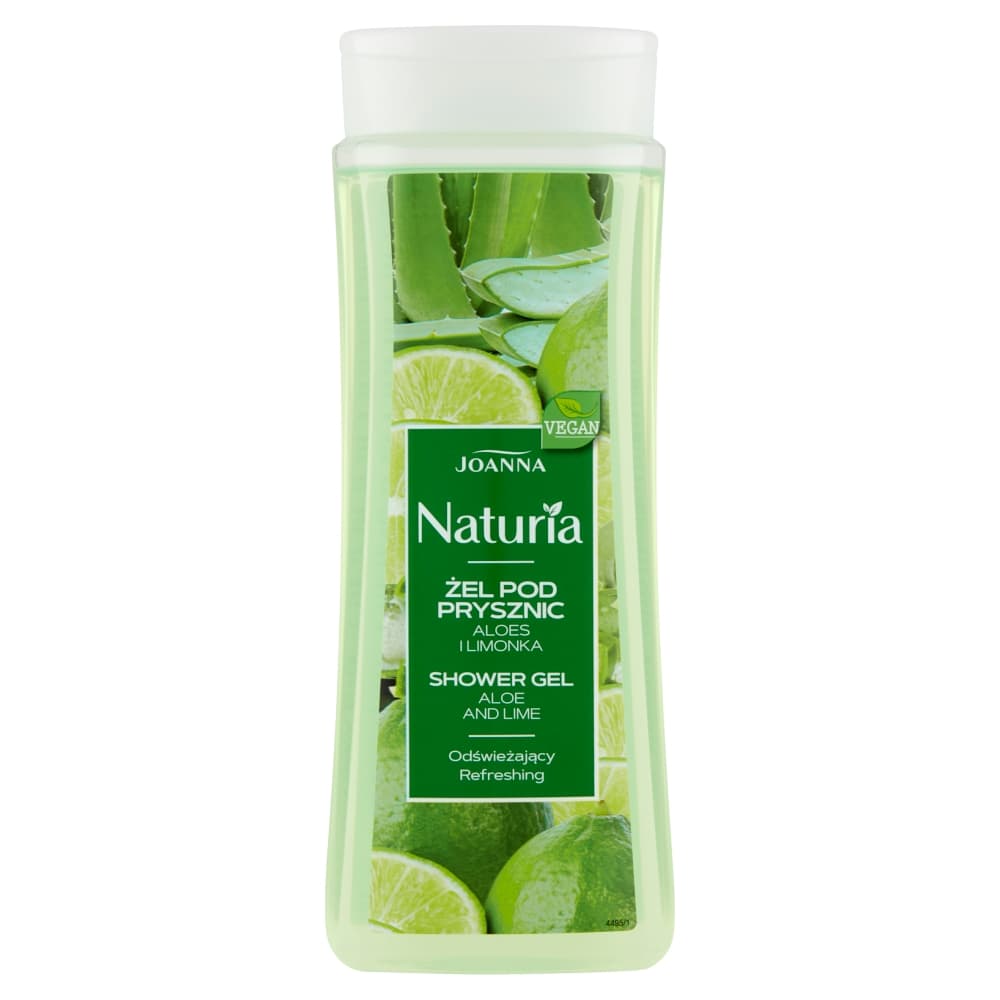 Naturia Odświeżający Owocowy Żel Pod Prysznic Aloes i Limonka