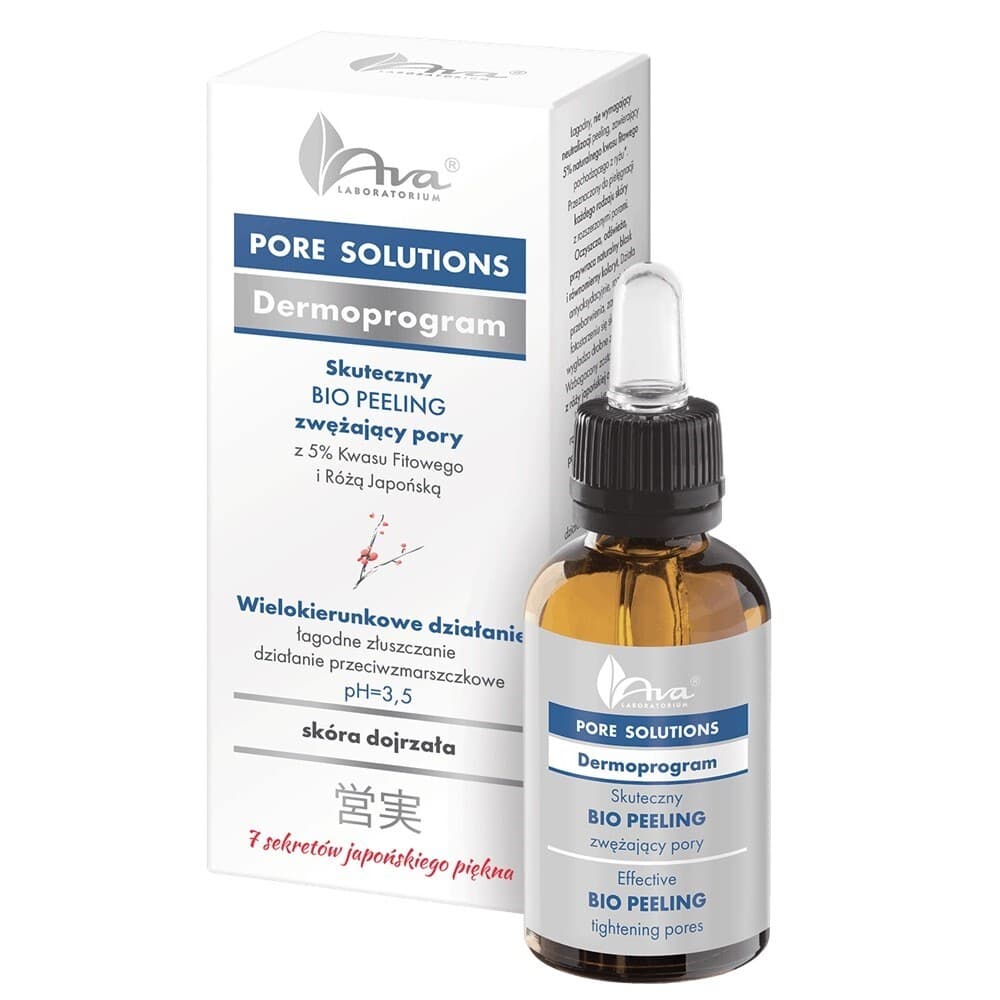 Ava Pore Solutions Skuteczny Bio Peeling zwężający pory