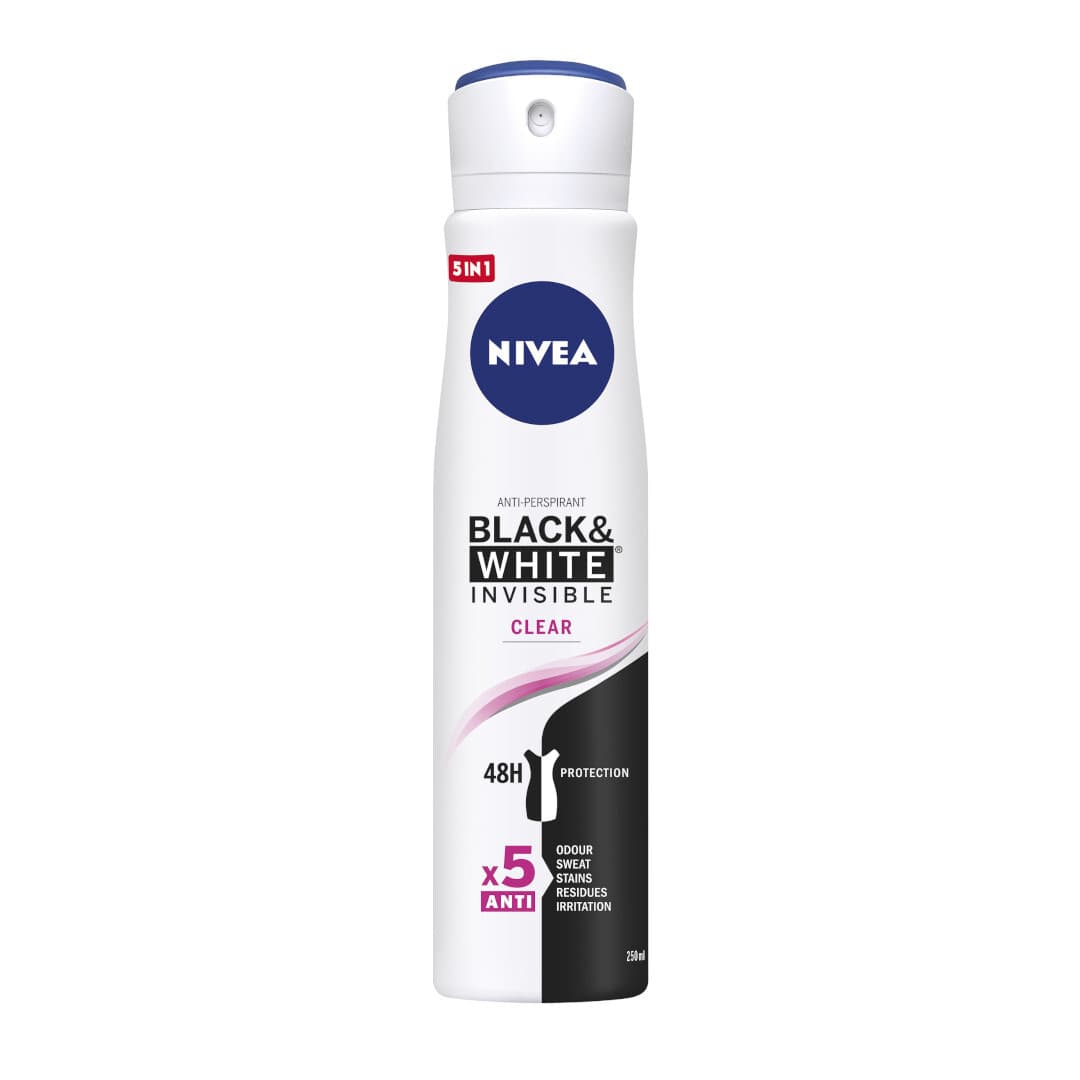 Black & White Invisible Clear antyperspirant w sprayu dla kobiet