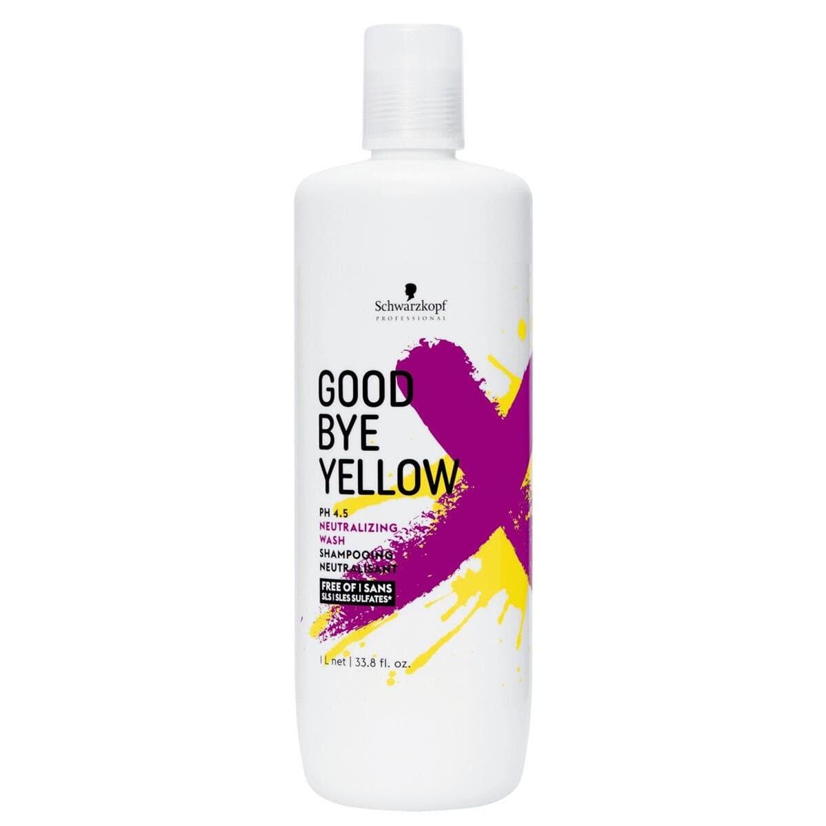 Schwarzkopf Goodbye Yellow, szampon neutralizujący żółte odcienie