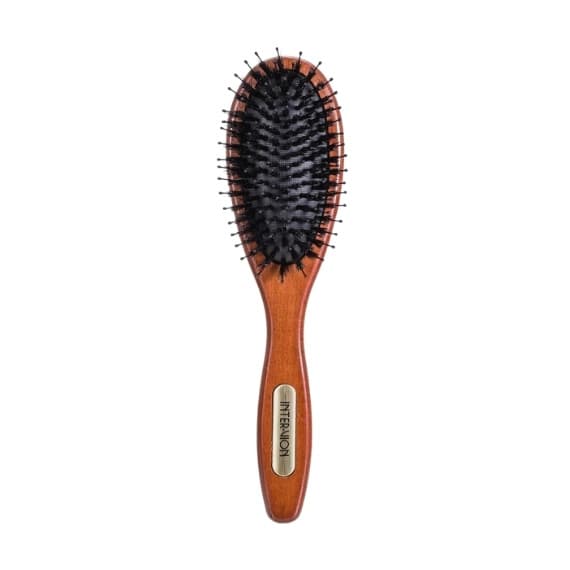 Wooden Line - Wooden Brush With Natural Bristles And Nylon Pins - Drewniana szczotka z naturalnym włosiem i nylonowymi szpilkami