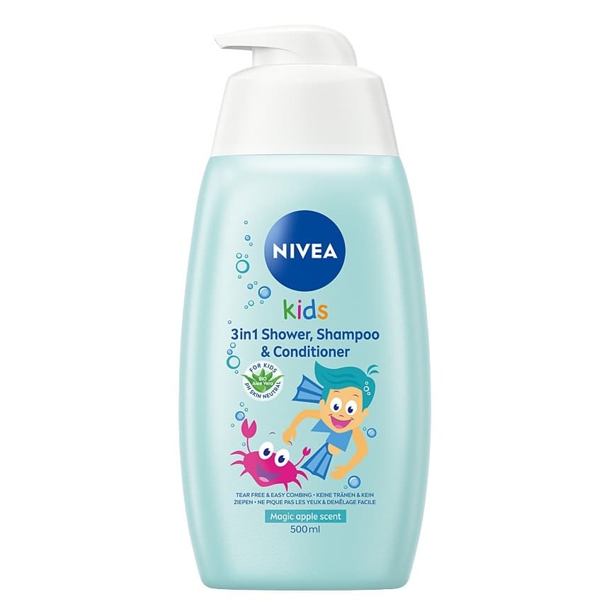 Kids Magic Apple żel do mycia ciała i włosów 3w1