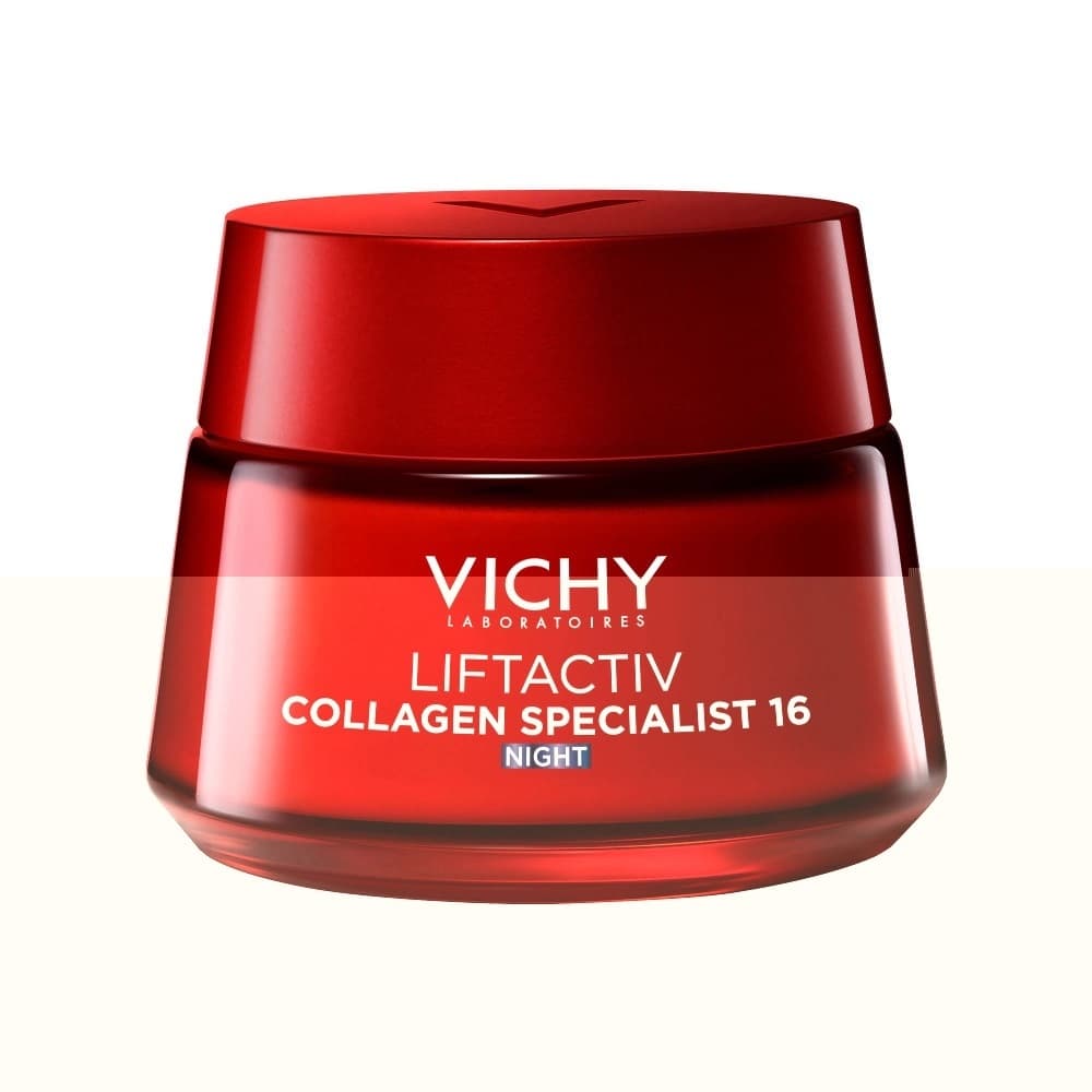 Liftactiv Collagen Specialist 16 Night krem ujędrniający na noc przeciw zmarszczkom