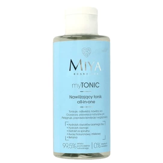 myTONIC All In One Kojąco Nawilżający Tonik Do Twarzy Czarny Bez
