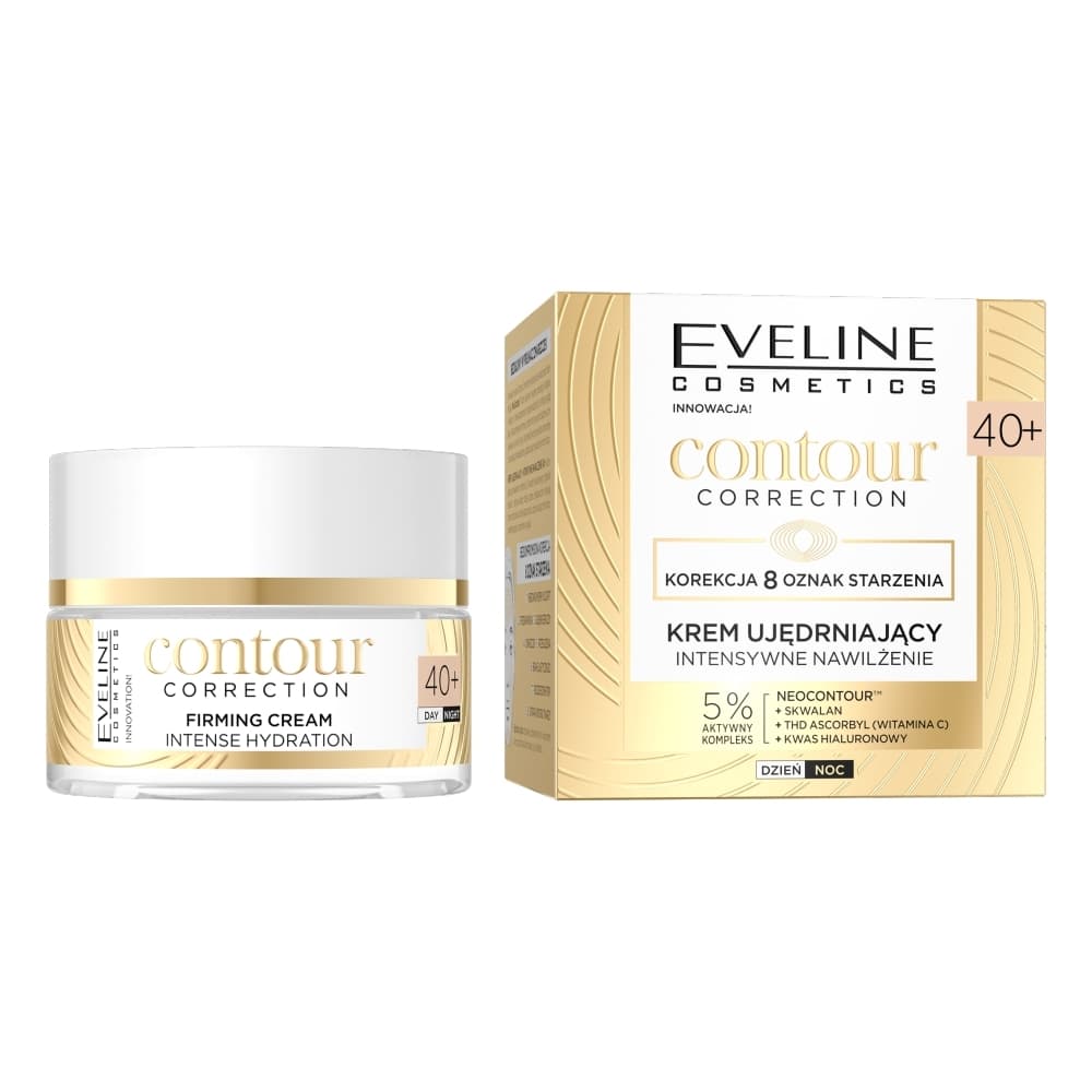 Eveline nawilżający krem ujędrniający na dzień i na noc 40+ Contour Correction