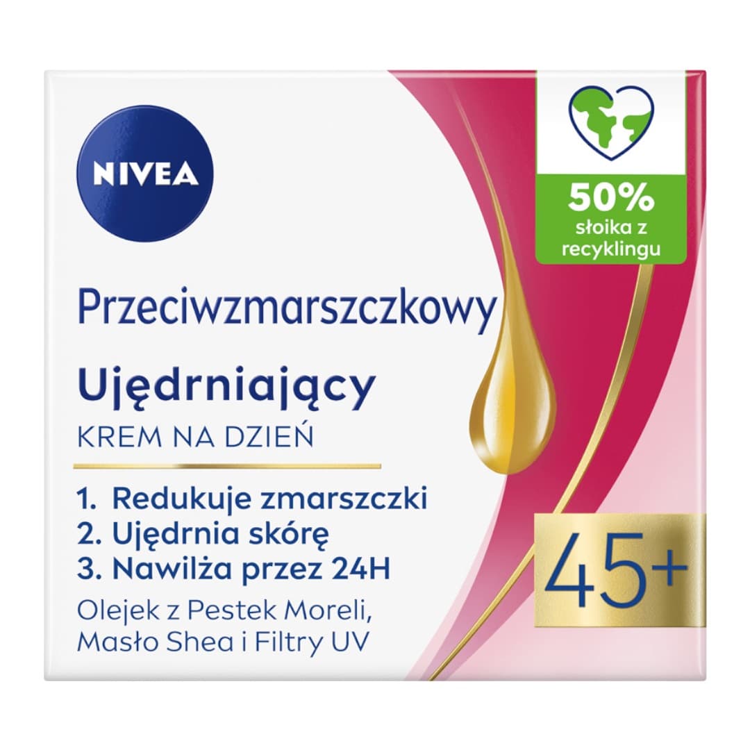 Anti-Wrinkle Firming - Przeciwzmarszczkowy - Ujędrniający krem do twarzy na dzień 45+ -