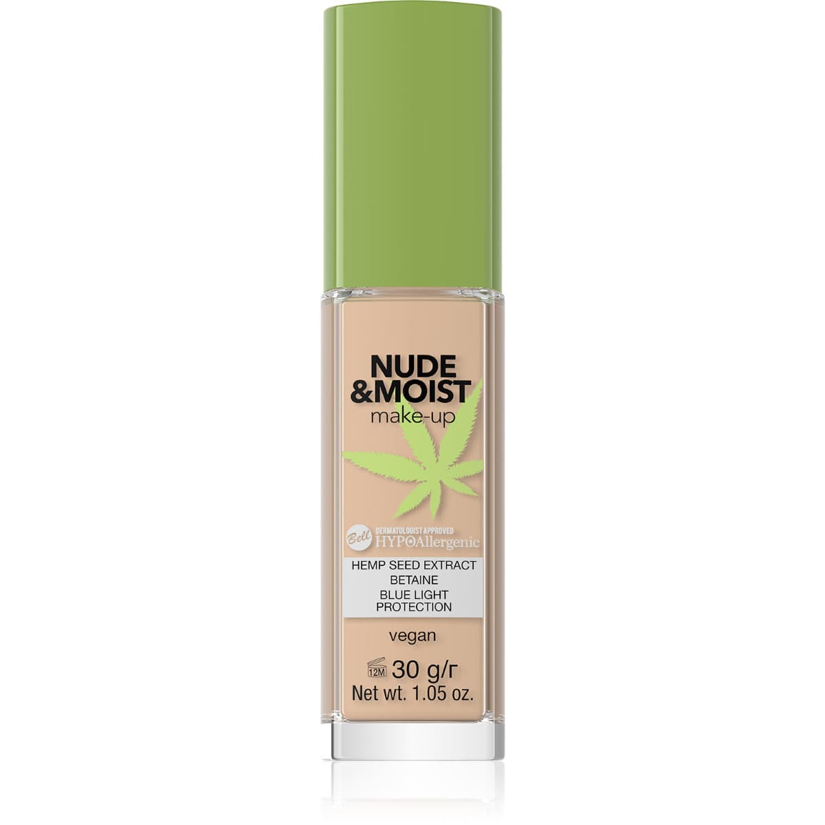 HYPOAllergenic - Nude & Moist Make-Up - Nawilżajaco-odżywczy podkład do twarzy - - 03 SAND