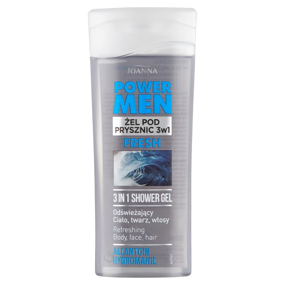 Power Men - Fresh 3in1 Shower Gel - Żel pod prysznic 3w1 -