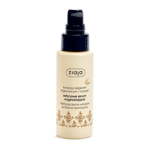 Argan, satynowe serum wygładzające do włosów