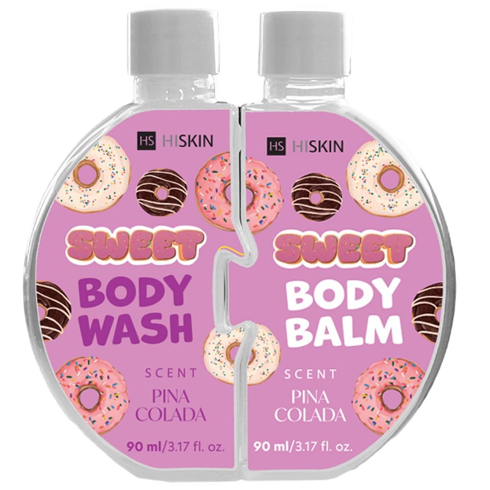 Puzzle Body Pina Colada zestaw żel do mycia + balsam do ciała