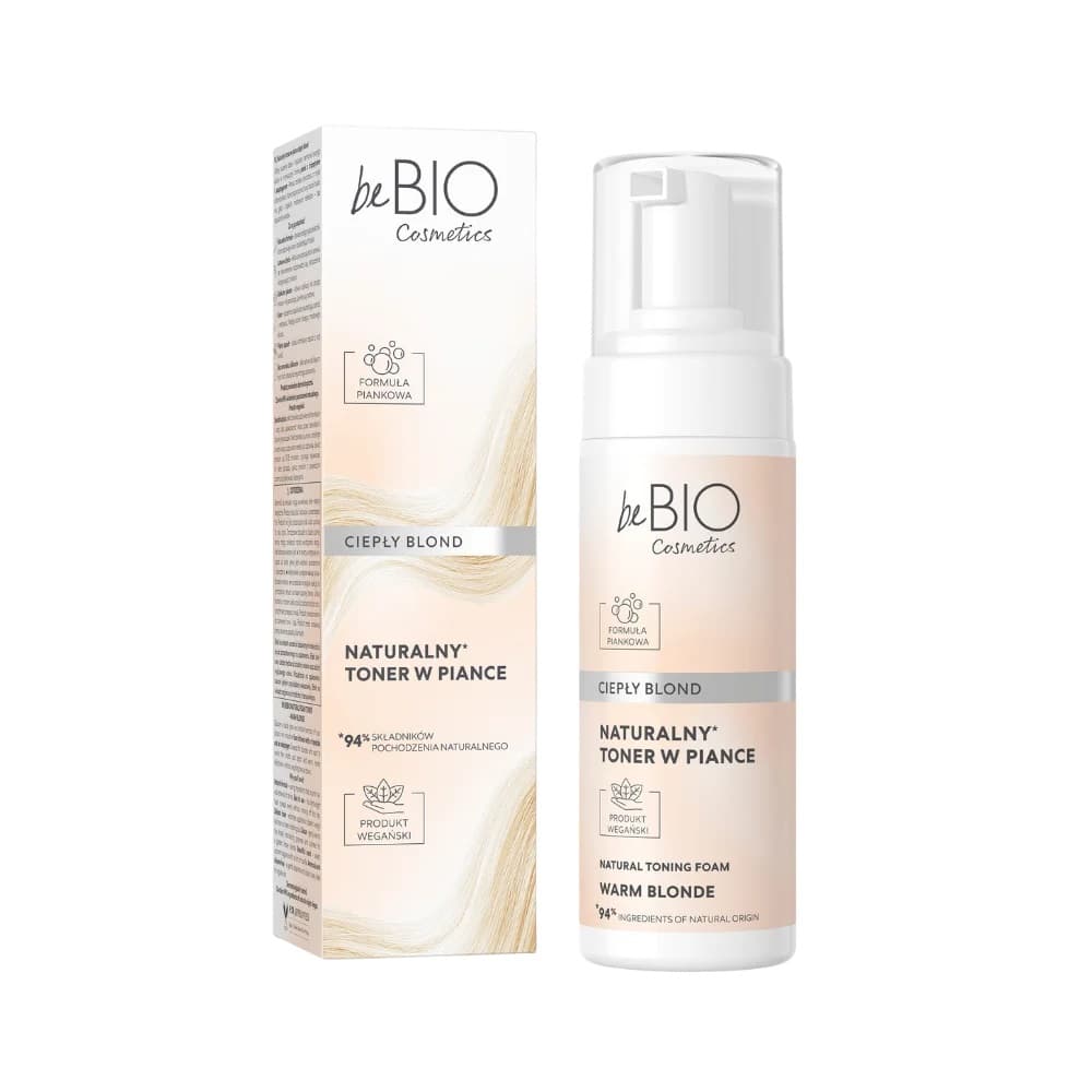 Natural Foam Toner Warm Blonde pianka tonująca do włosów