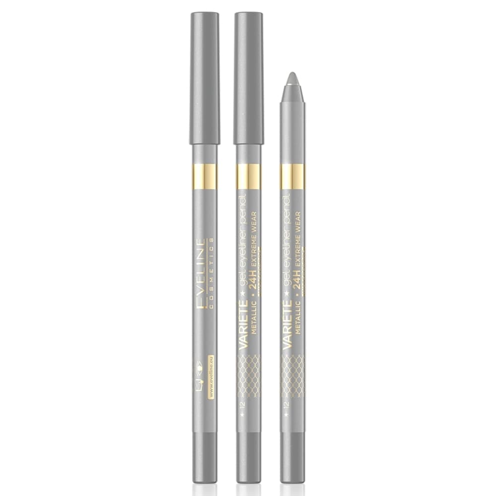 VARIETE - Gel Eyeliner Pencil - Żelowa kredka do oczu - 12 SILVER