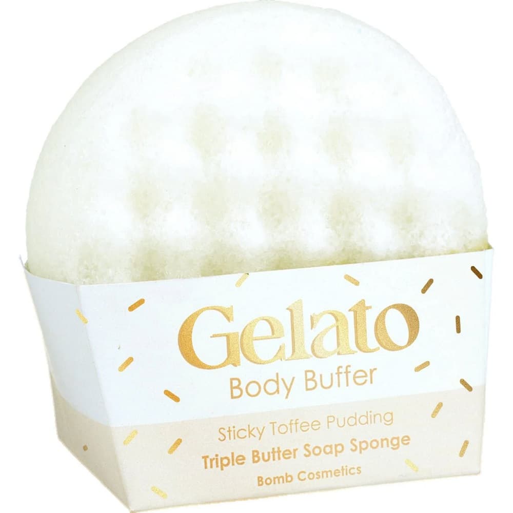 Gelato Body Buffer gąbka do mycia ciała Sticky Toffee Pudding