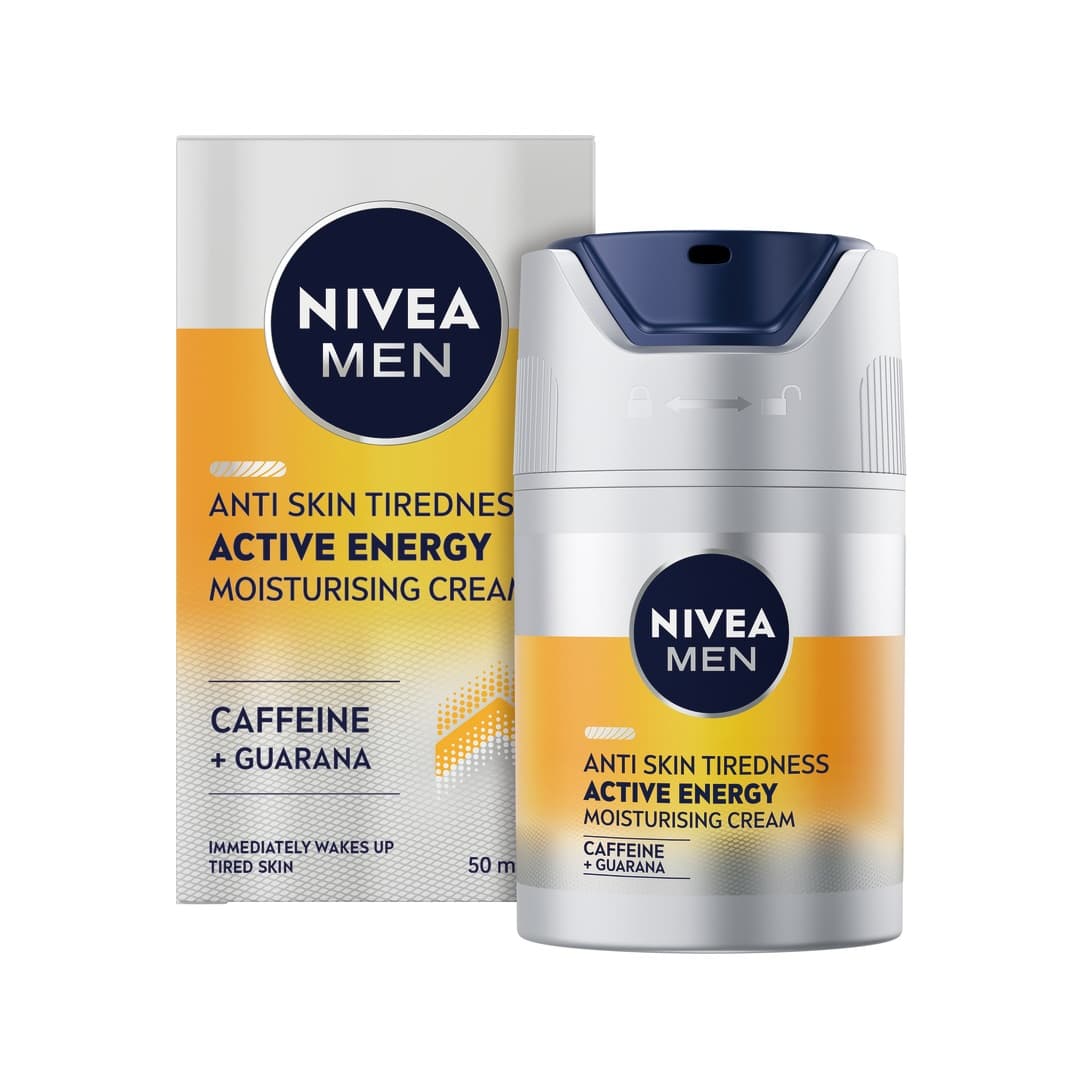 Active Energy krem do twarzy, energetyzujący, Kofeina i Guarana
