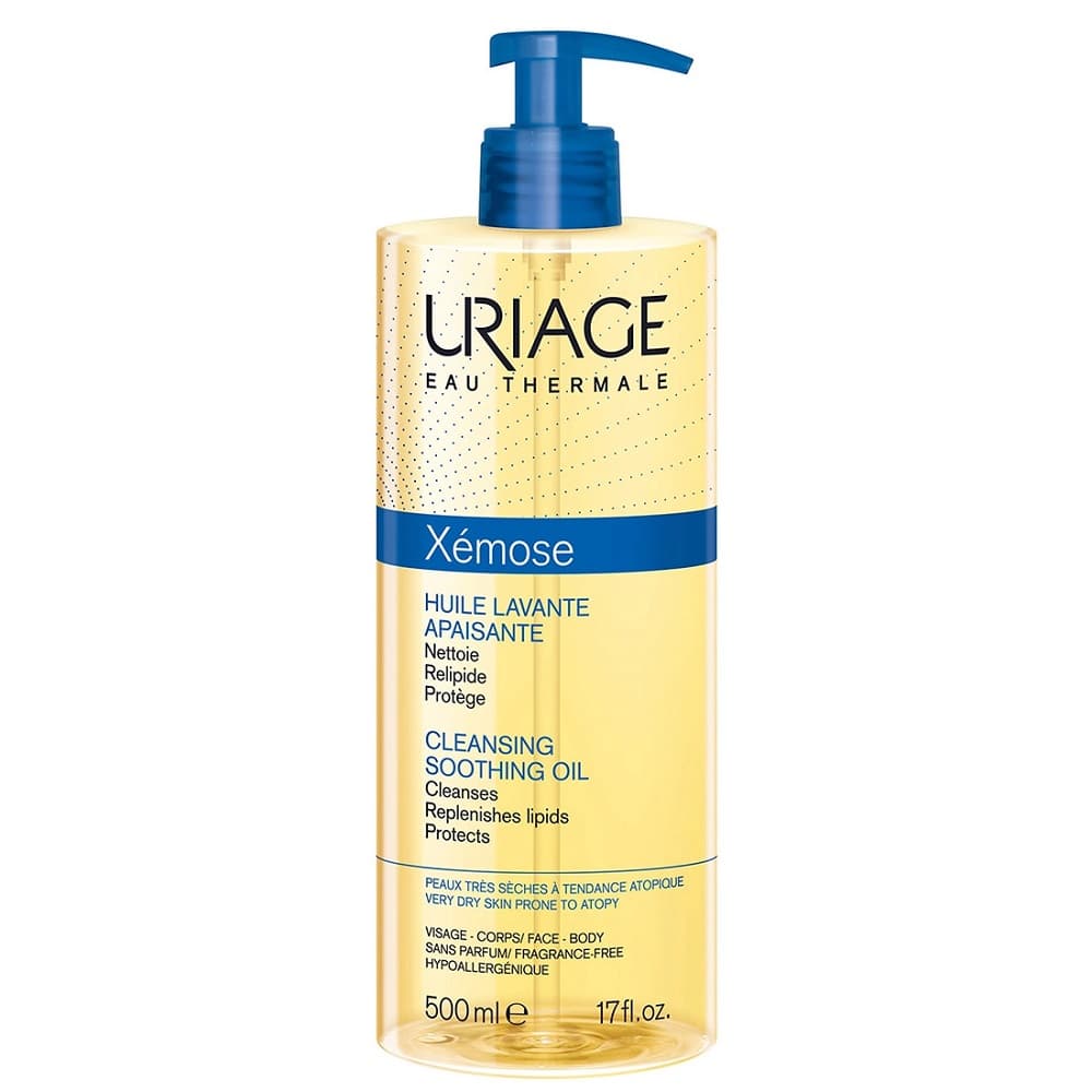 URIAGE - Xemose - Cleansing Soothing Oil - Łagodzący olejek oczyszczający do kąpieli i pod prysznic do skóry suchej i skłonnej do atopii -