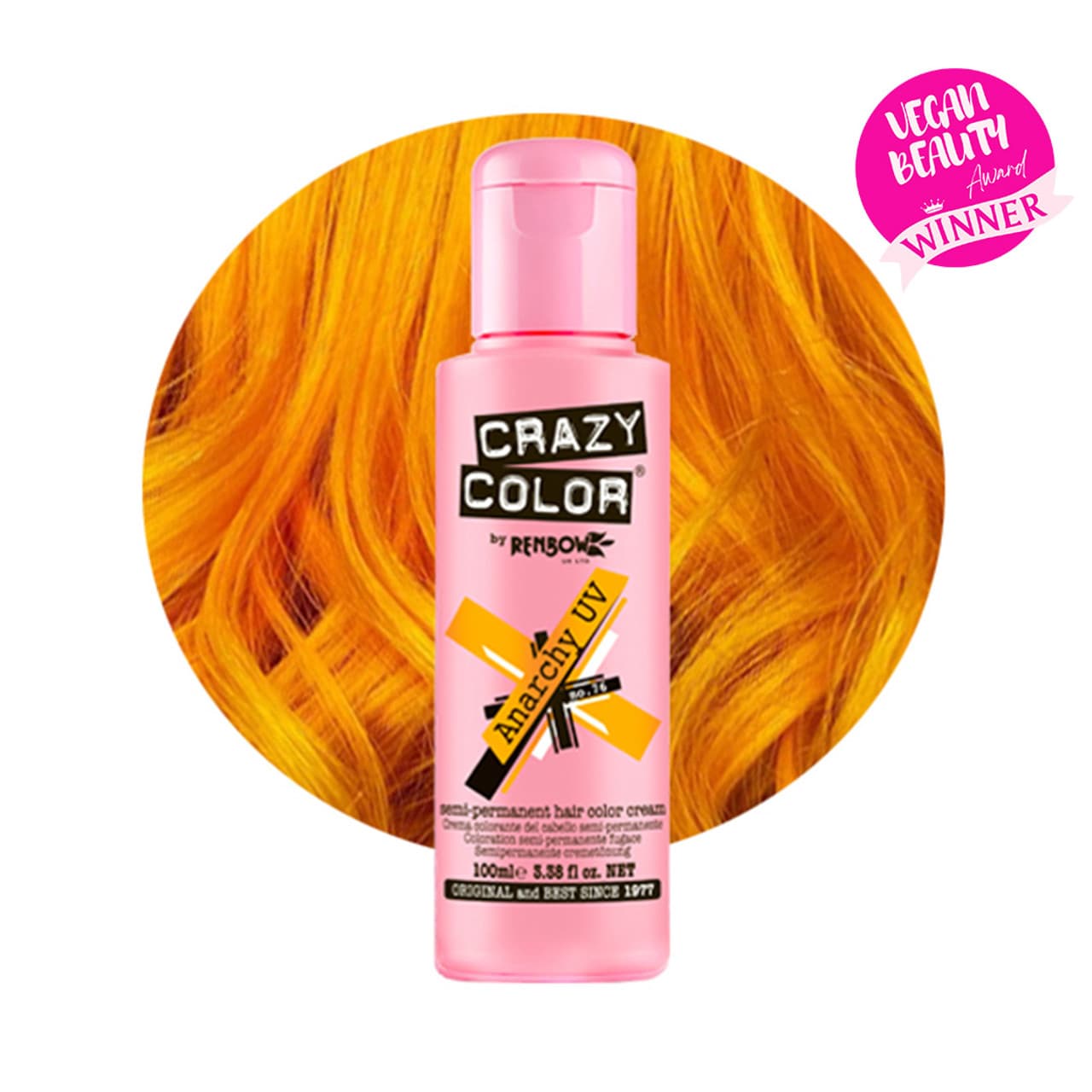 Color, toner odżywczy do włosów, Anarchy UV - neonowo pomarańczowy, nr 76