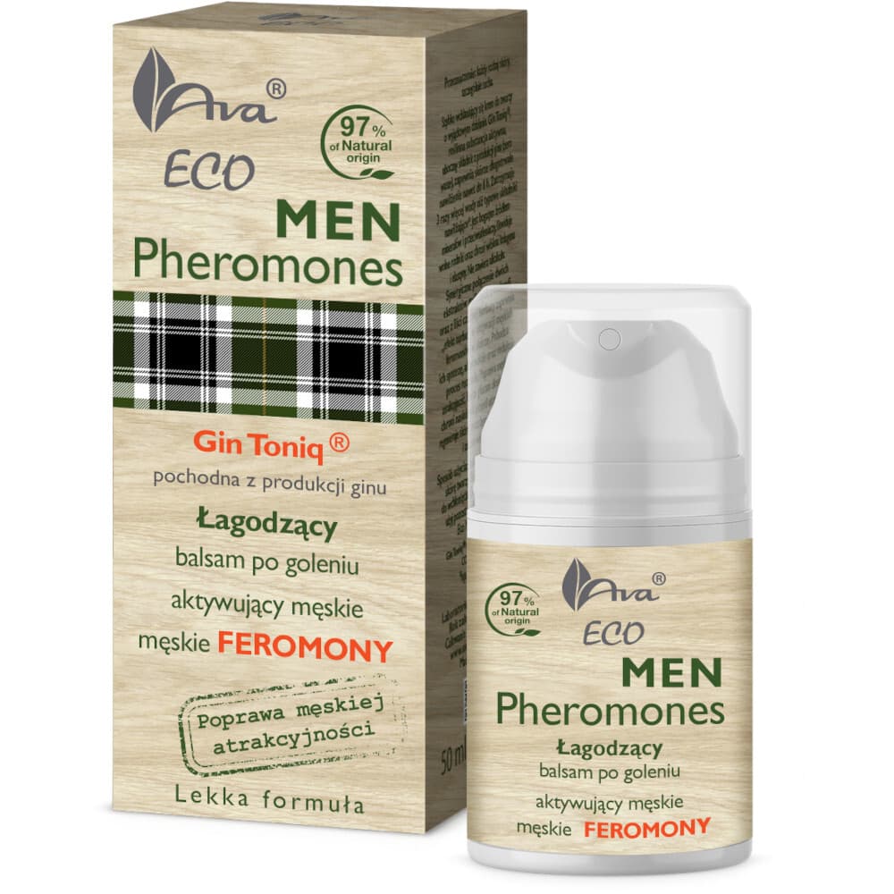 Eco Men Pheromones łagodzący balsam po goleniu