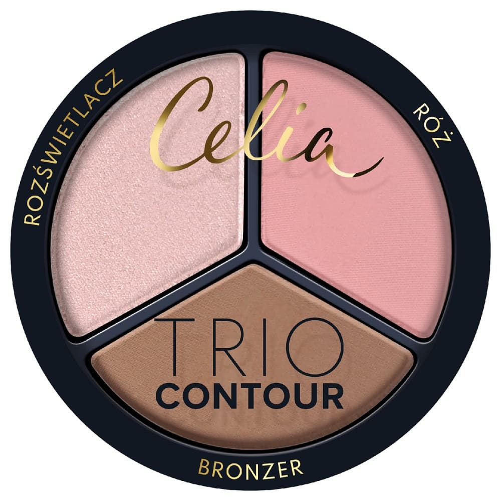 Trio Contour Wielofunkcyjny Zestaw Do Konturowania Twarzy w Pudrze 03