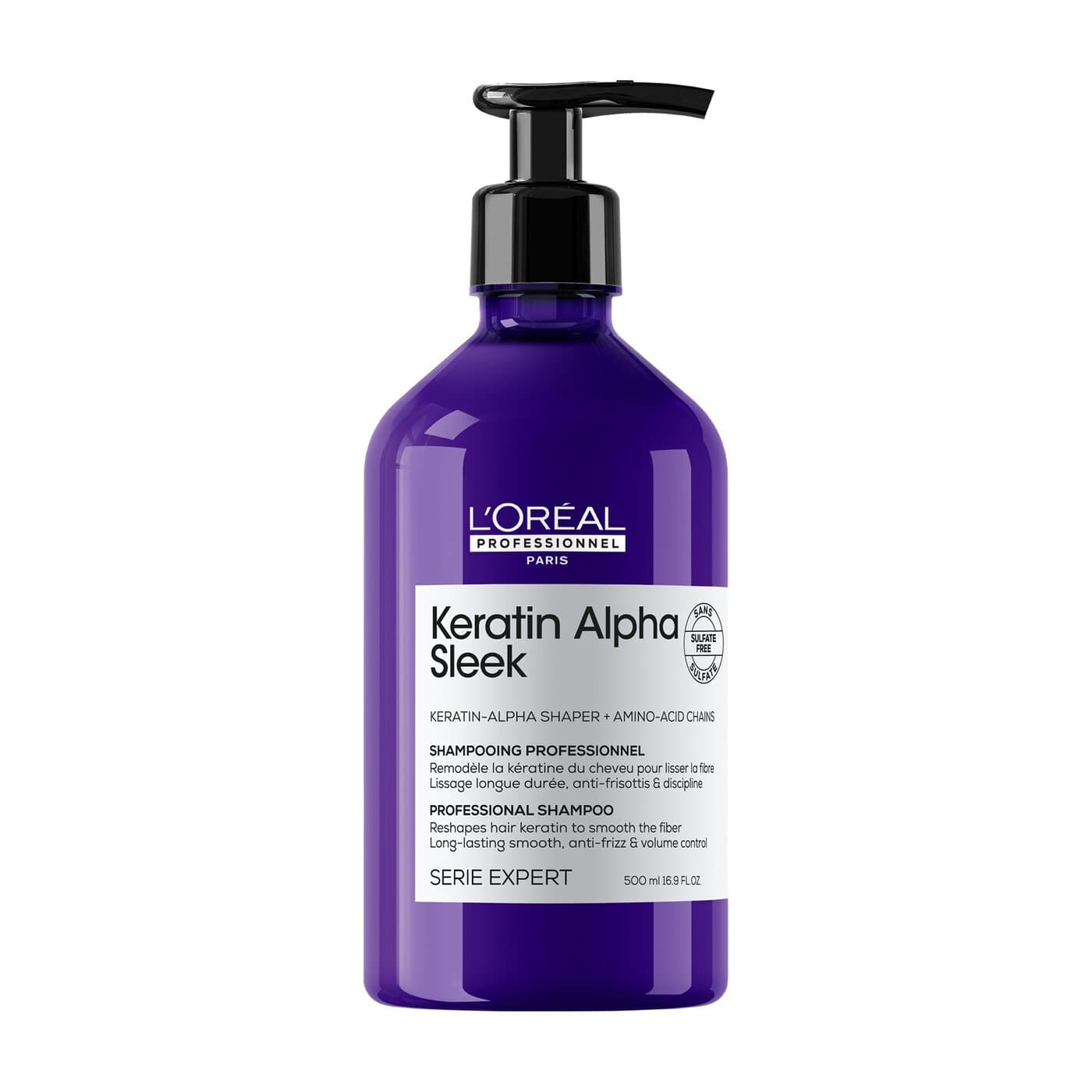 Professionnel Serie Expert Keratin Alpha Sleek szampon dla gładkiego wyglądu włosów