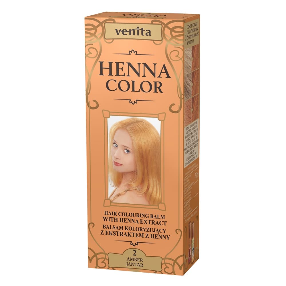 Henna Color Balsam koloryzujący z ekstraktem z henny 2 Jantar