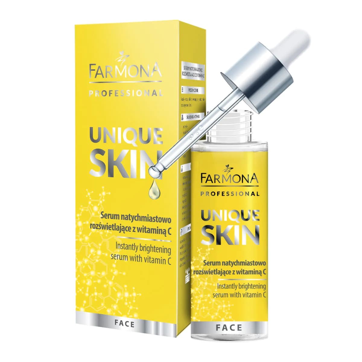 Unique Skin, krem natychmiastowo rozświetlający z witaminą C